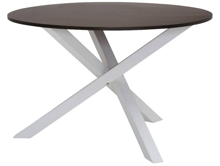Esstisch GOODPRODUCT Bristol , weiss (eichefarben, weiß), B:120cm H:77cm T:120cm, Tische, Esstisch