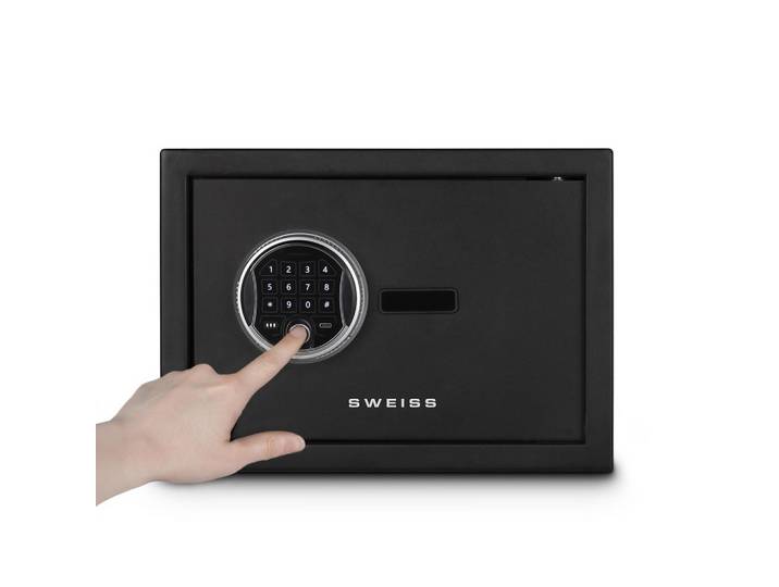Sweiss Safe Sxt7260, Schwarz, Metall, 29x27x37 cm, Freizeit & Co, Heimwerken, Werkstatteinrichtung