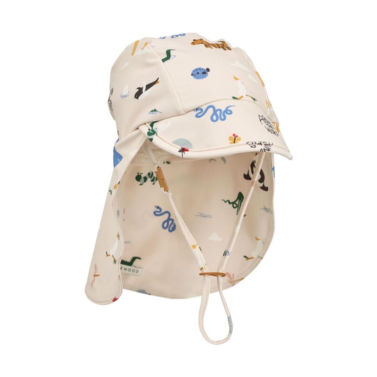 Liewood Cecilia Swim Hat around the world / sandy (2604) 0/3 M LW19880-2604-0/3 M-CU