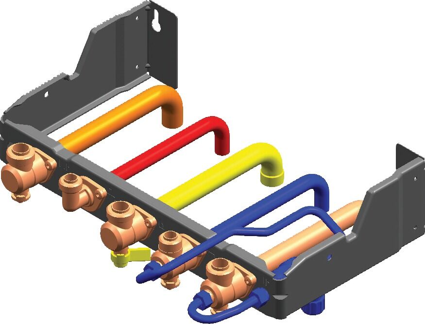Dosseret standard iDOS GA 5 première installation pour MEGALIS ICONDENS ELM LEBLANC 7716780413
