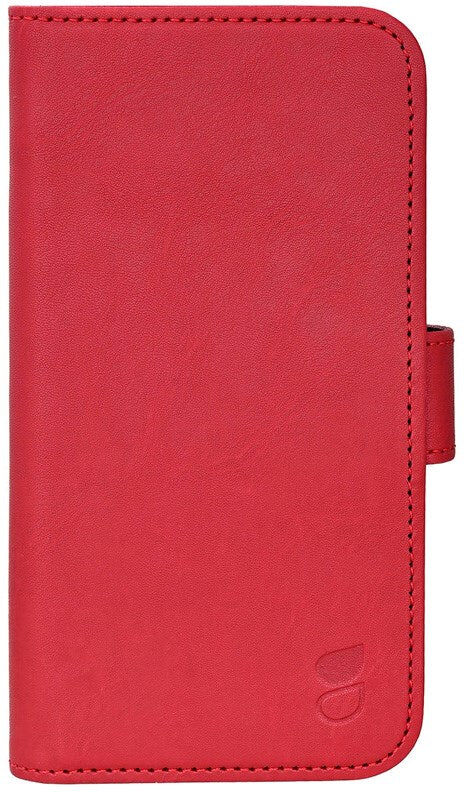 GEAR - iPhone 17e / 16e - Kunstlæder Flip Cover - MagSafe Kompatibel - Rød