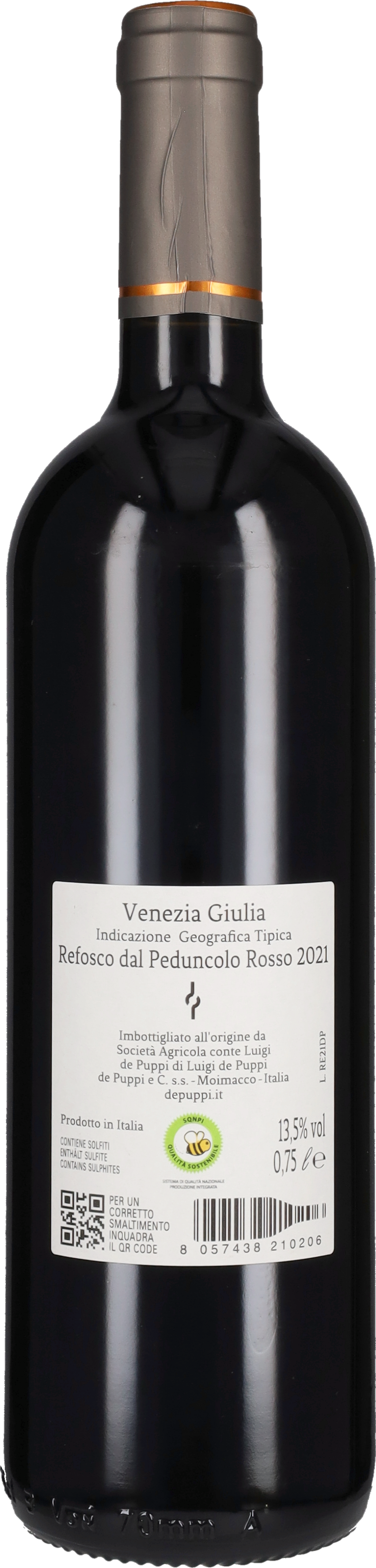 Refosco dal Peduncolo Rosso Villa De Puppi 2022