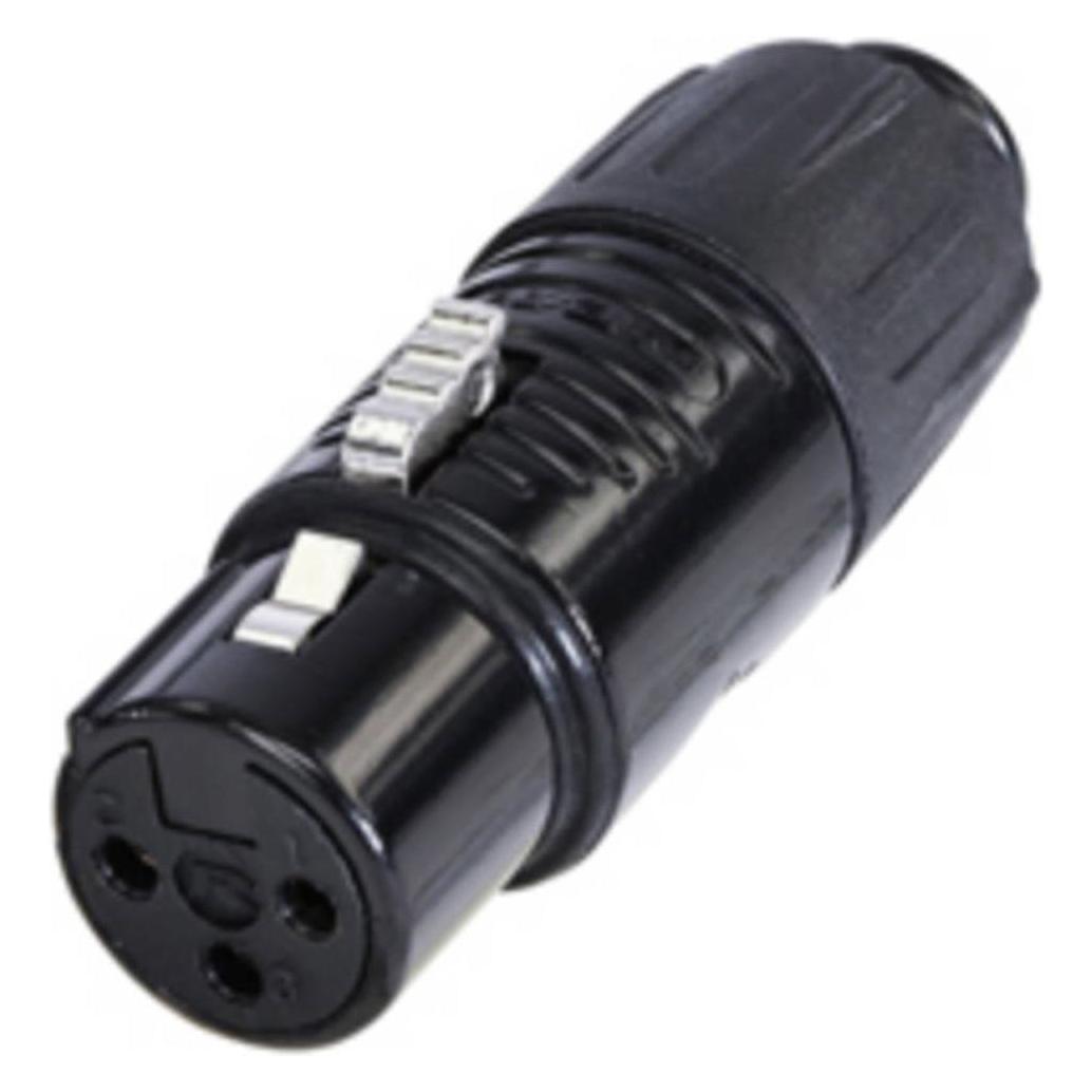 Rean RA3FT-B XLR-Adapter Mini-XLR-Stecker - Mini-XLR-Buchse Polzahl (num):3 1 S (RA3FT-B)