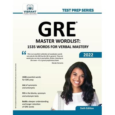 GRE Master Wordlist, Taschenbuch von Vibrant Publishers, Vibrant Publishers, 978-1-63651-083-5