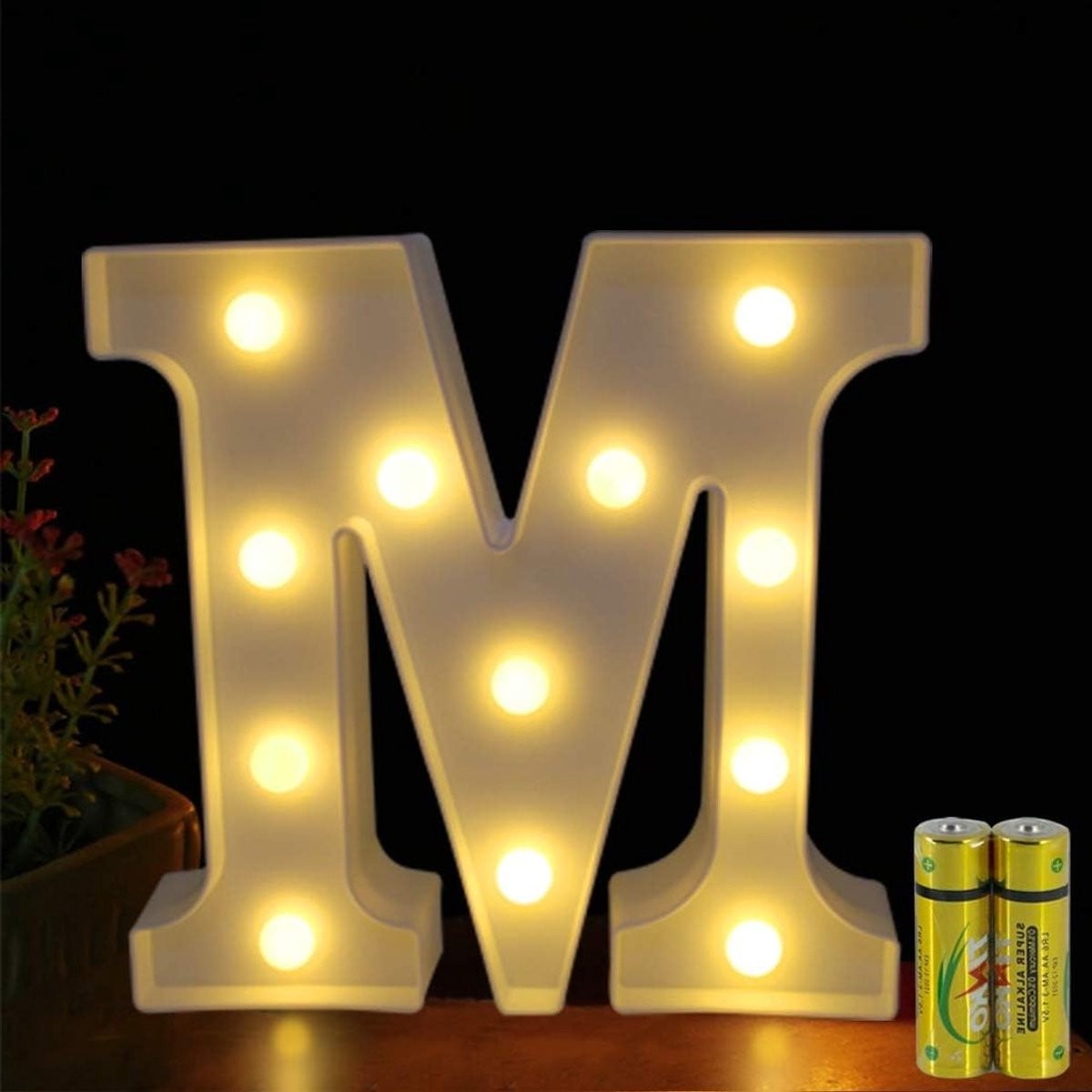 Verlichte Alphabet LED Letters - Sfeervolle Nachtlamp voor Kinderkamer en Decoratie