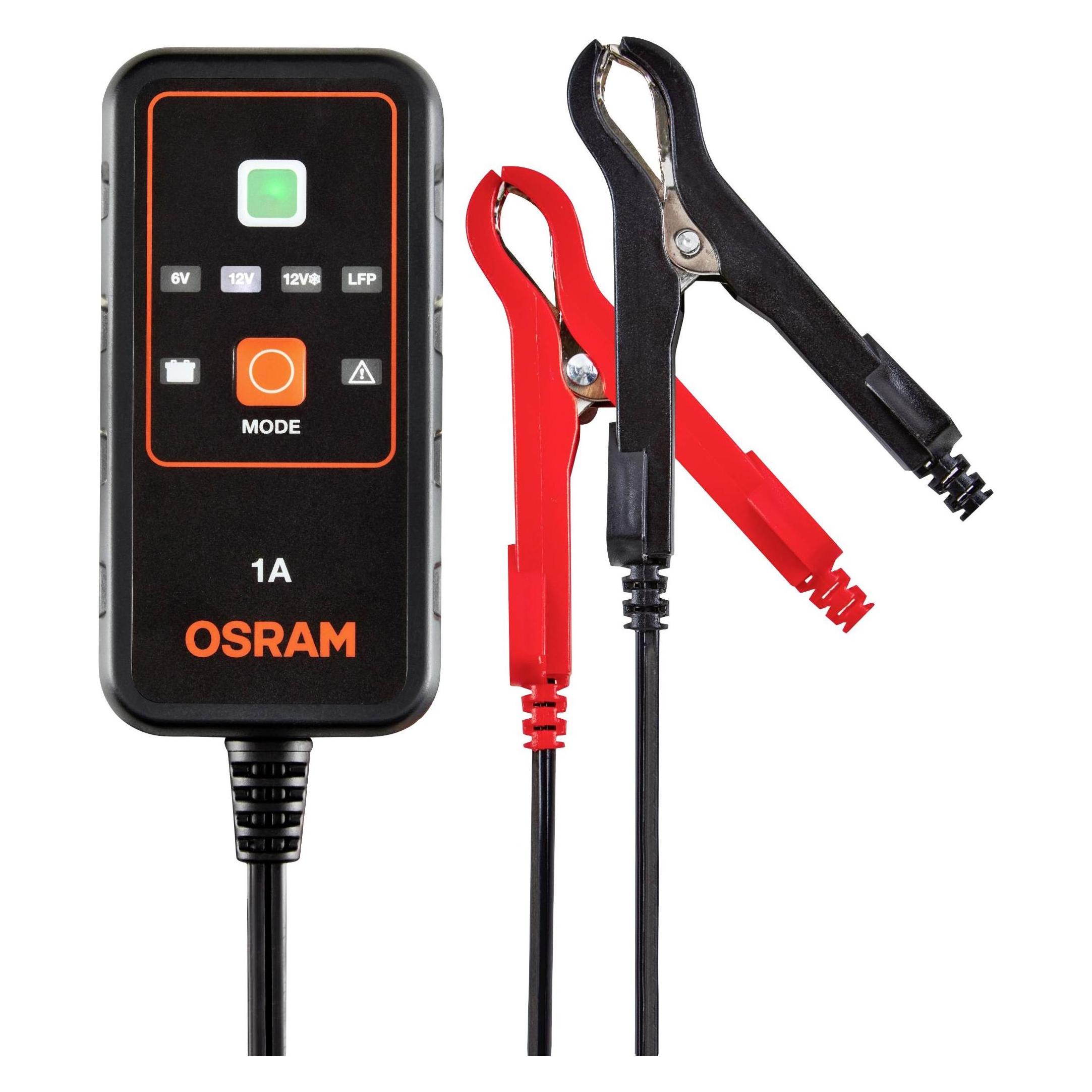 Osram Intelligentes Batterieladegerät 1A/6-12V (1 A, 12V, 6V) (OEBCS901)