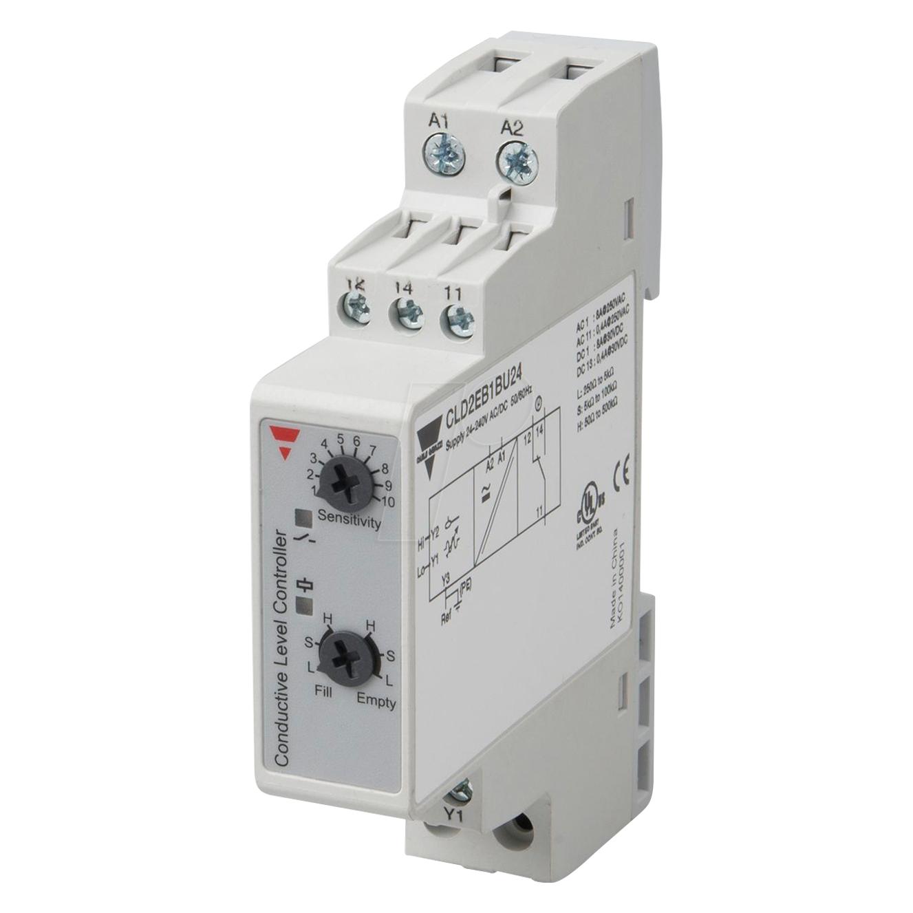 Carlo Gavazzi CLD2EB1BU24 - Niveau-UEberwachungsrelais für konduktive (CLD2EB1BU24)