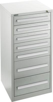 Schäfer Shop Select Schubladenschrank SF 70, 7 Schübe, lichtgrau RAL 7035 lichtgrau RAL 7035