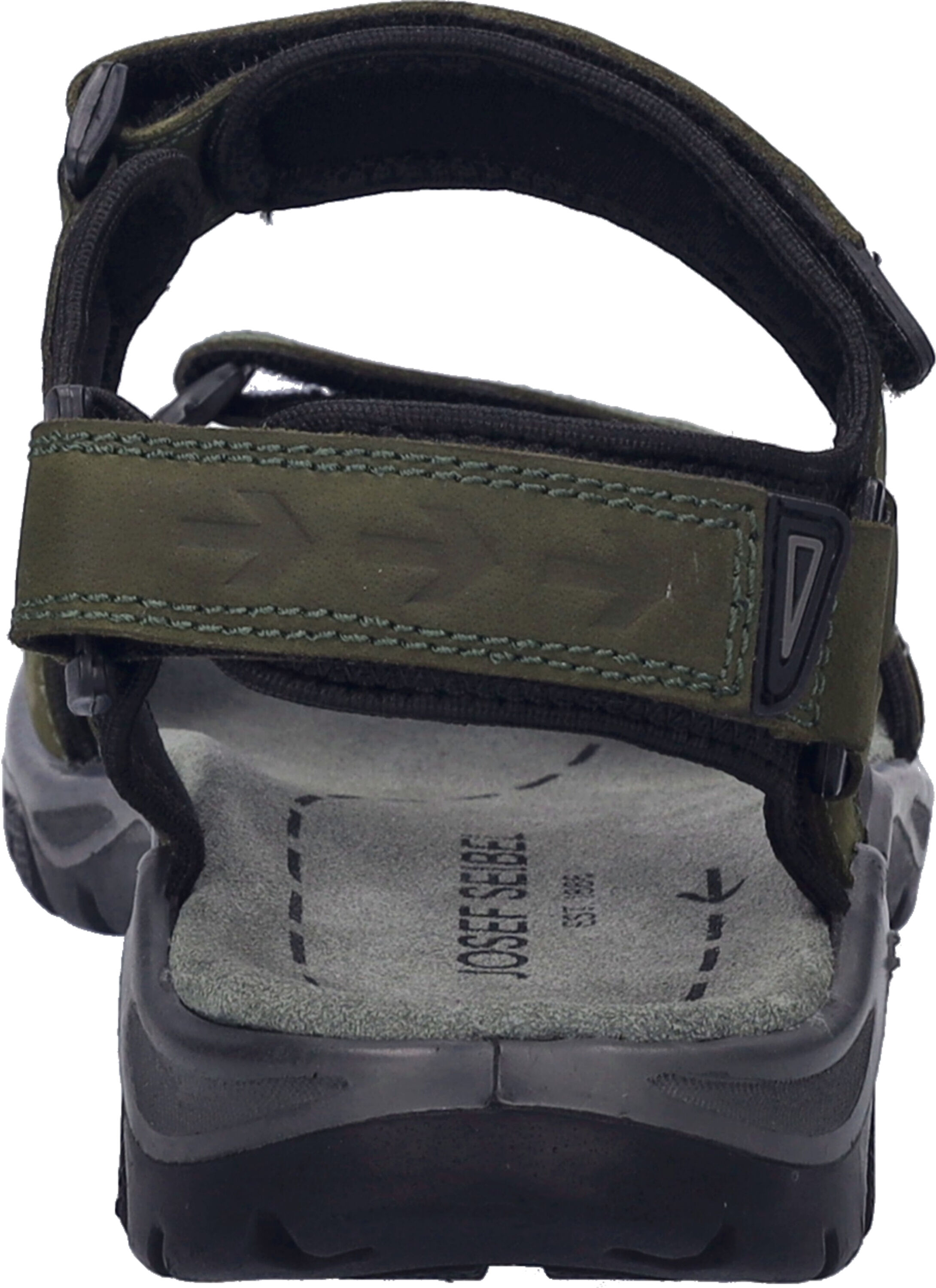 Sandale JOSEF SEIBEL "Arlo 01, bosco", Herren, Gr. 40, grün (bosco), Obermaterial: 100% Rindsleder Leather cow., Schuhe Sandale
