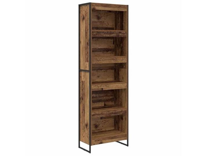 HKTMGDNG Standregal 2er Set Altholz-Optik 60x30x189,5 cm Holzwerkstoff 2er Set Industrie Akzentregale mit 6 offenen Fächern für Wohnzimmer und Schlafzimmer. Schlankes Design schafft Raum.