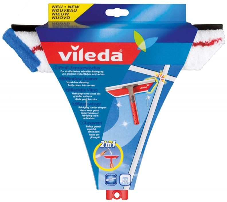 Fensterreiniger VILEDA "Handgerät", rot, Fensterreiniger, Fensterreiniger rot Einheitsgröße