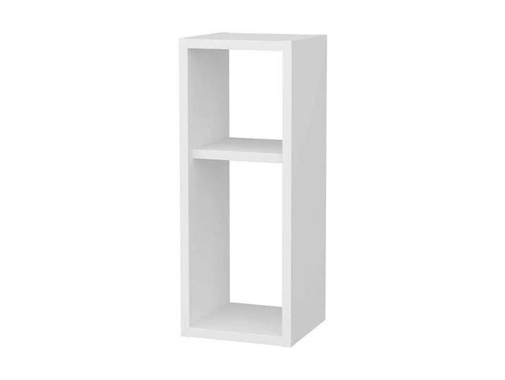 Nachttisch WOODY FASHION Sault 23,2 x 59.6 cm , weiss (weiß), B:23,2cm H:59,6cm T:22cm, Holz, Tische, Nachttisch