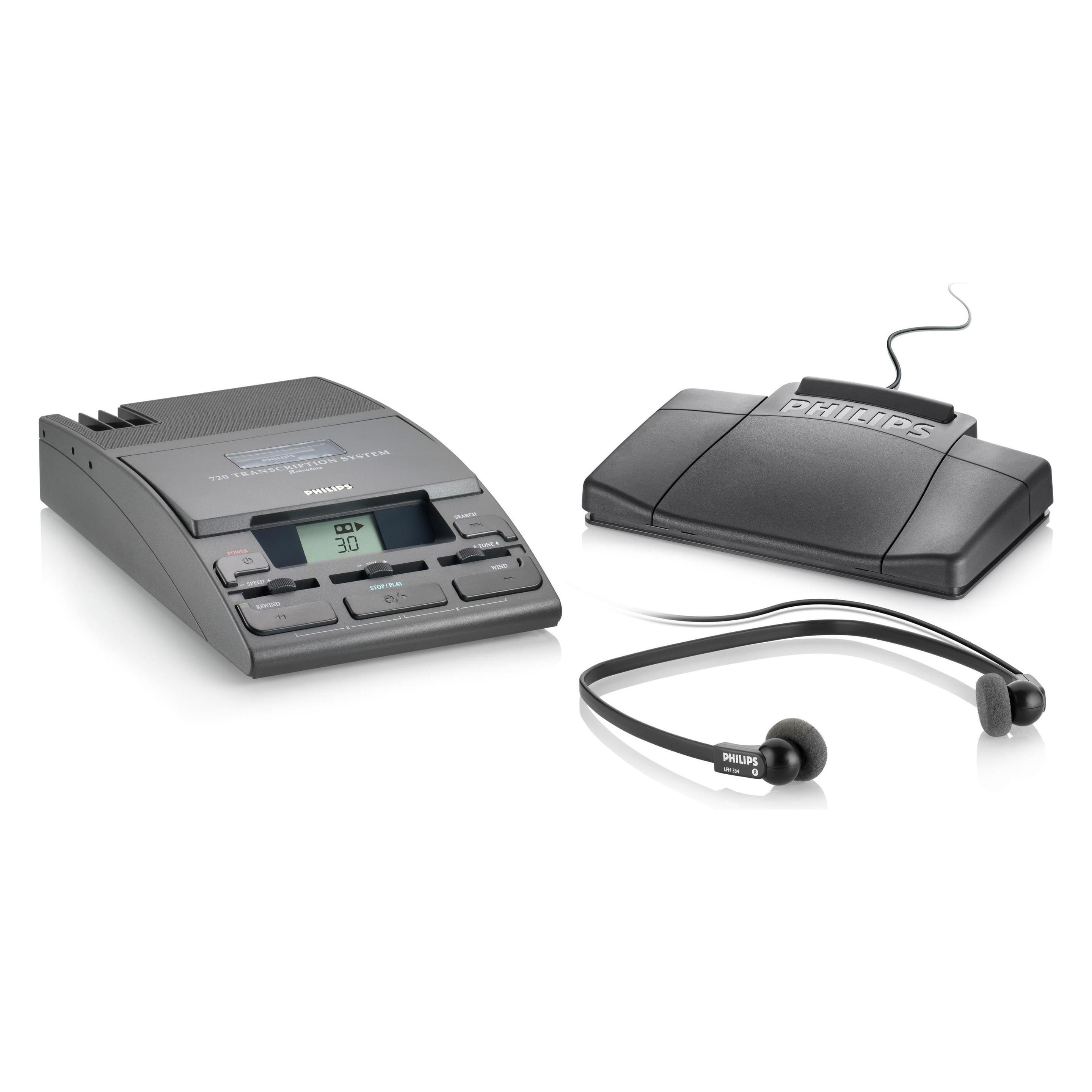 Philips Schreibtisch Wiedergabe-/ Transkriptions-Set LFH0720 (LFH0720/10)