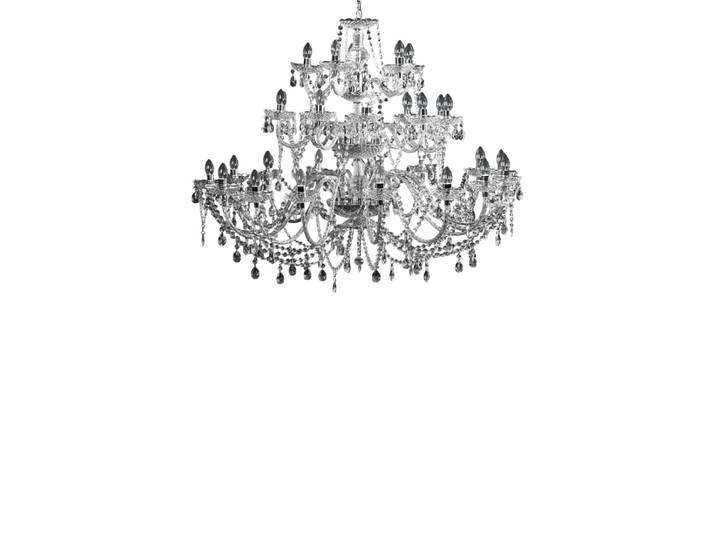 Imposanter Kronleuchter „Diamonds“ 30-flammig Transparent, Silber Invicta Interiors