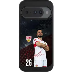 Nivocase Hülle für Google Pixel 10 Handyhülle NIVOcore Case Schwarz Offizielles Lizenzprodukt VfB Stuttgart (Google Pixel 10), Smartphone Hülle, Schwarz