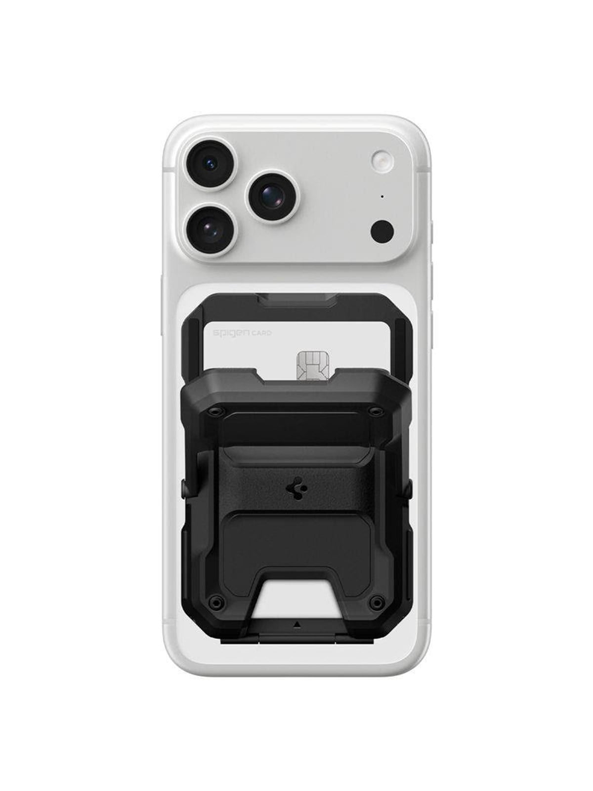 Spigen Tough Armor Pro Wallet MagSafe 5 Card - black