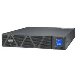APC SRVS1KRIRK Easy UPS 1PH On-Line, 1000VA/800W, Rackmontage 2HE, 230V, 3x IEC C13 Ausgänge, Intelligenter Kartensteckplatz, LCD, mit Rackmontagekit