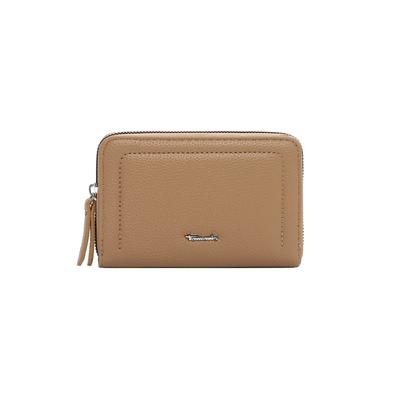 Geldbörse TAMARIS "Geldbörse TAS Karolin", Herren, beige (sahara 920), Obermaterial: 60% Polyurethan PU. 40% Polyester PES., Kleinlederwaren