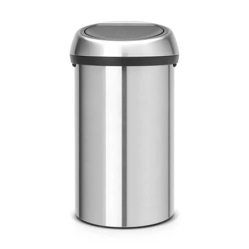 Brabantia Touch Bin afvalemmer, 60 liter, Matt Steel