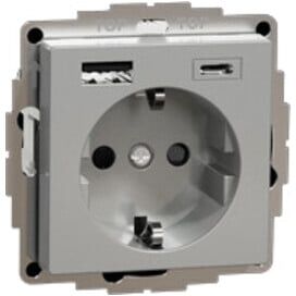 Merten Prise Schuko avec chargeur USB MEG2367-0460 (MEG2367-0460)