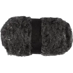 Creativ Company Carded Wool, natural grey, 100g, Garn + Wolle, Grau
