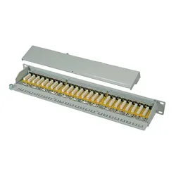 Roline 19"-Patchpanel (24 Ports) (CAT6, 0.11 m), Netzwerkkabel