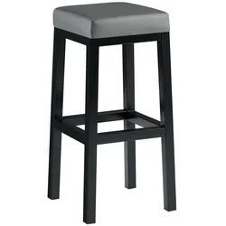 CLP Barhocker Taylor B85 Kunstleder   Farbe: grau, Material: Kunstleder