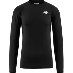 Kappa, Unisex, Funktionsshirt, 4SKIN Kombat Vurbat Herren Thermo Longsleeve (L), Schwarz