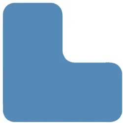 EICHNER Stellplatzmarkierung »L-Stück PVC« blau