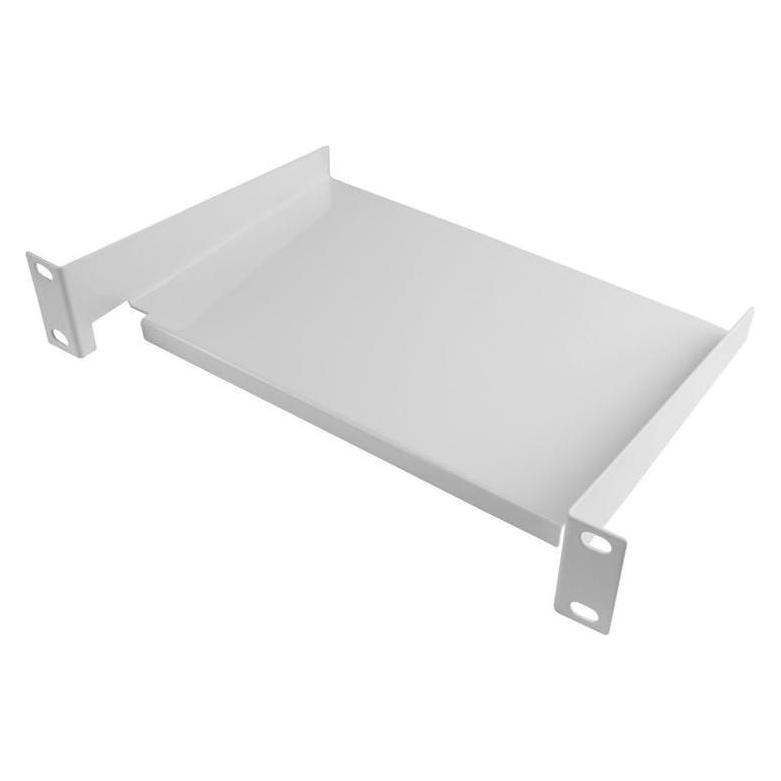 Varia 10" Fachboden, Befestigung vorne, Einbautiefe 160 mm, reinweiss (RAL9010) (406976)