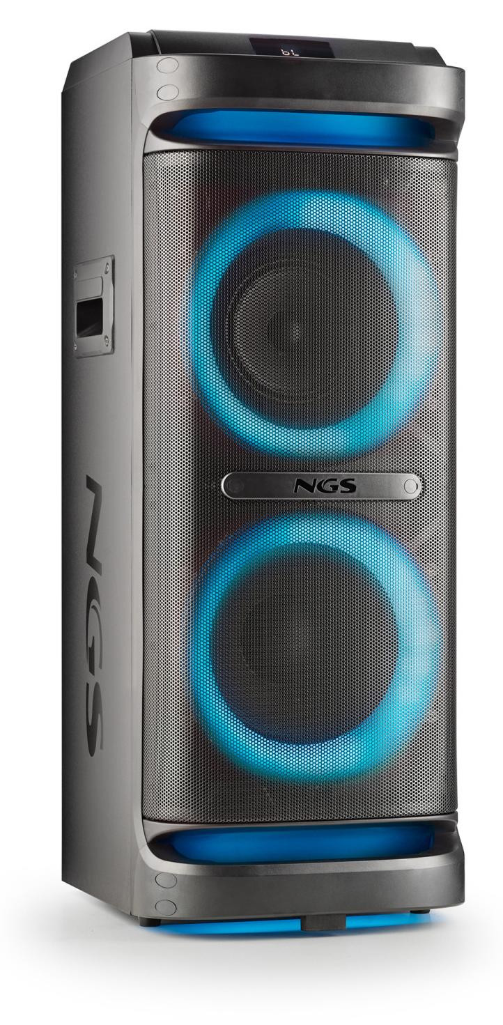 NGS WILD SPACE 2 Draadloze Speaker 400W 2000W