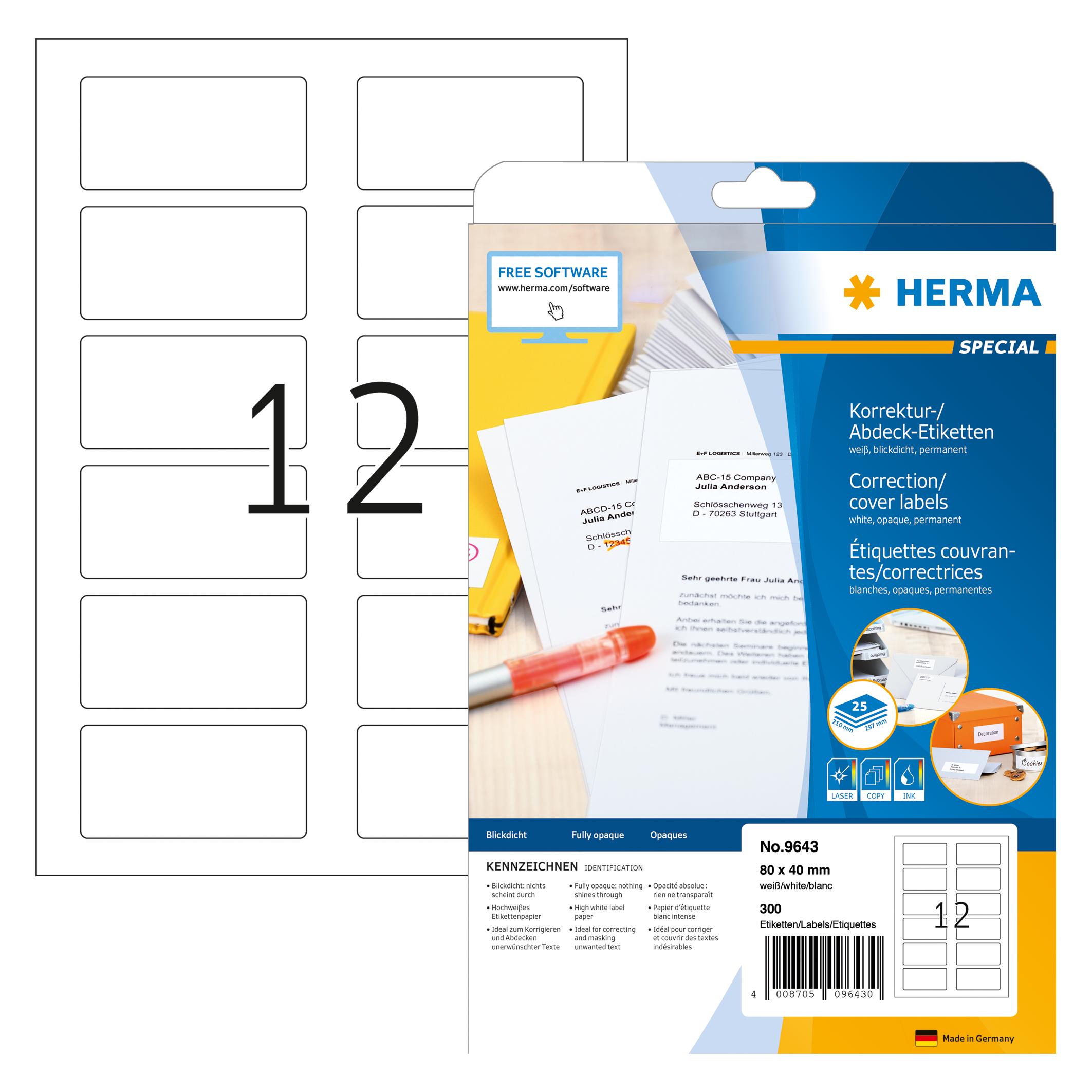 HERMA QR Code Etiketten A4 (9643)