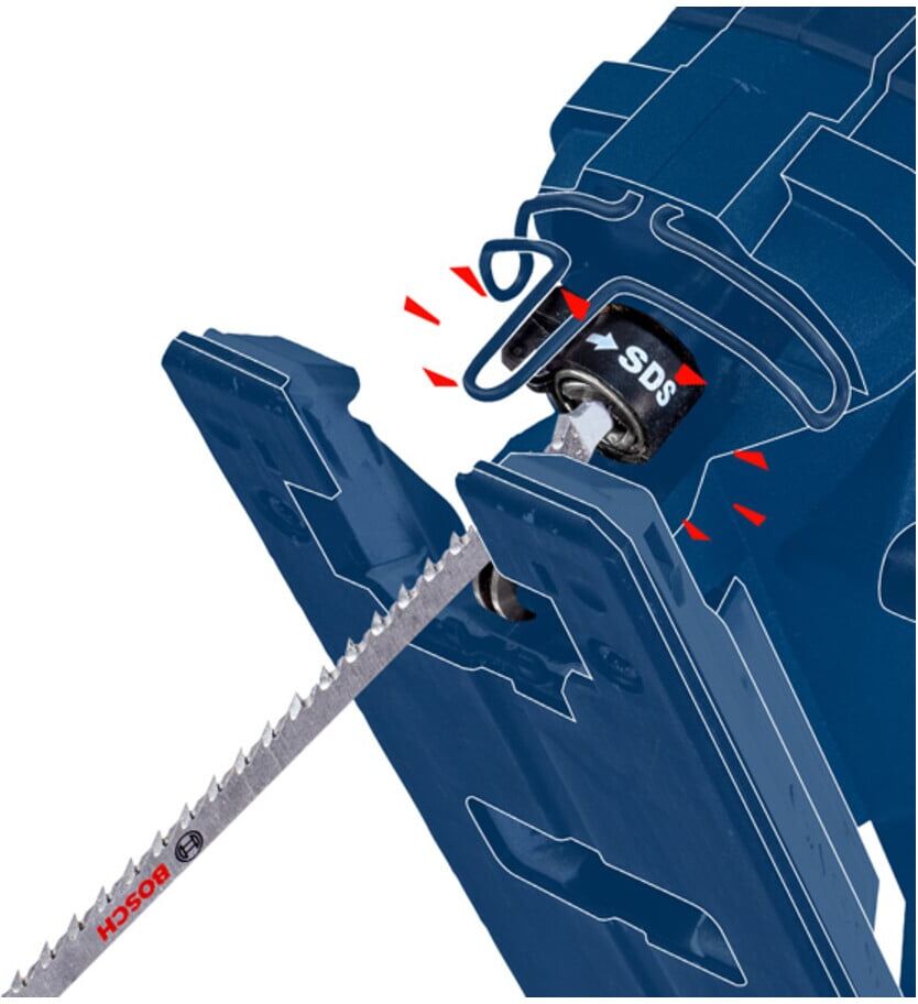 Bosch PRO Plastics PP clean T102D Stichsägeblatt, 100 mm, 2-tlg. (2608665239)