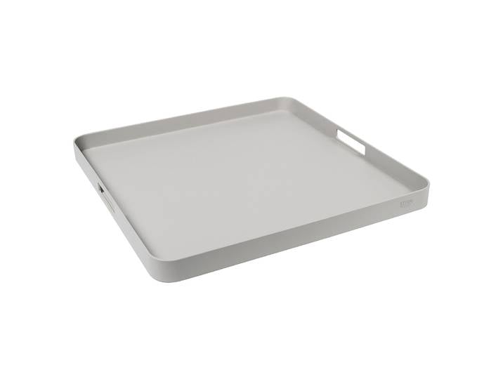 Stern Tablett 60x60x5 cm Aluminium greige