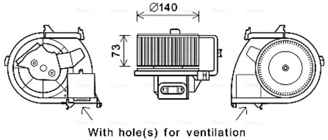 Innenraumgebläse AVA COOLING RT8594