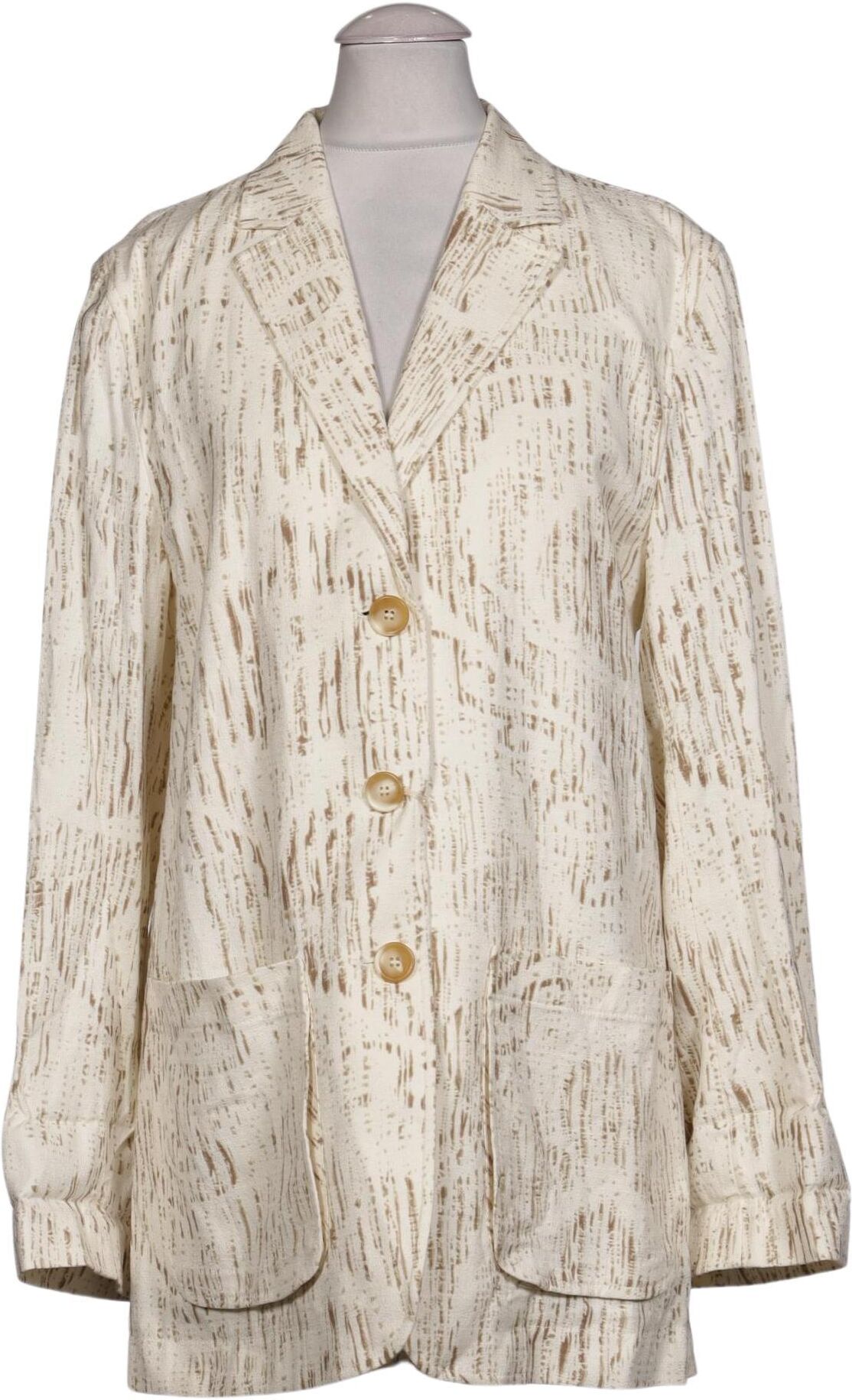Etro Damen Blazer, Beige, Gr. EU 36 (IT 42), Baumwolle - Second Hand