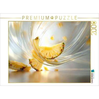 CALVENDO Puzzle Ananas - Glück | 2000 Teile Lege-Größe 90x67cm Foto-Puzzle für glückliche Stunden