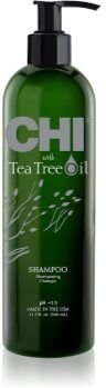CHI Tea Tree Oil Shampoo champô para cabelo e couro cabeludo oleosos 340 ml. Tea Tree Oil Shampoo