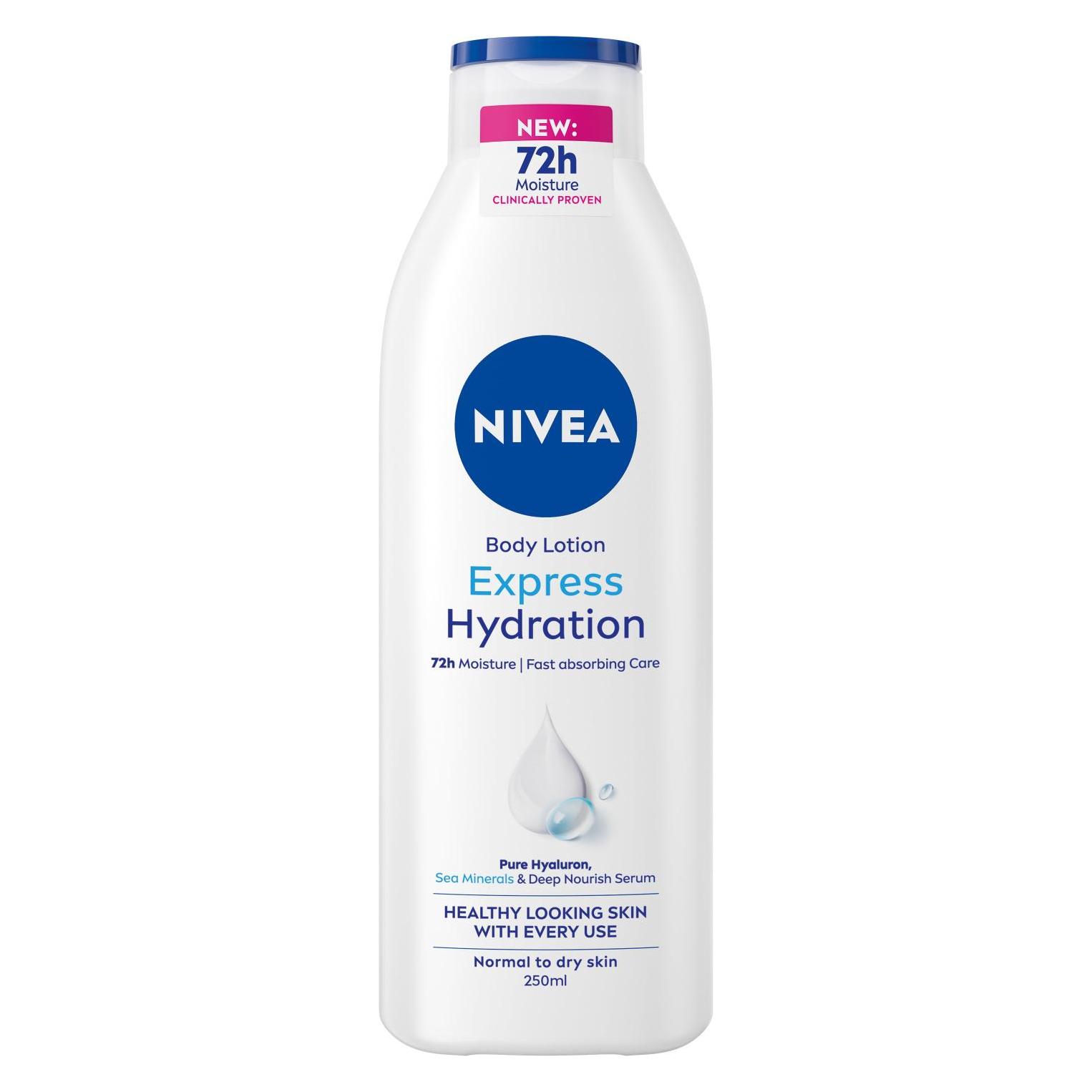 Nivea Express Hydration Body Lotion 250ml (Körperlotion, 250 ml) (4006000089485)