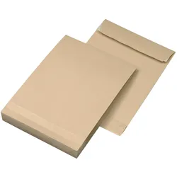 Mailmedia, Versandtasche + Luftpolstertasche, Faltentasche DIN B4 ohne Fenster 120g/m2 (100 Stk.)