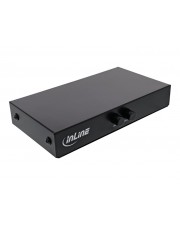 InLine 2 Port VGA Switch 2 x IN 1x OUT 3x 15pol HD Buchse 2-Port VGA-Eingang VGA-Ausgang (60608)