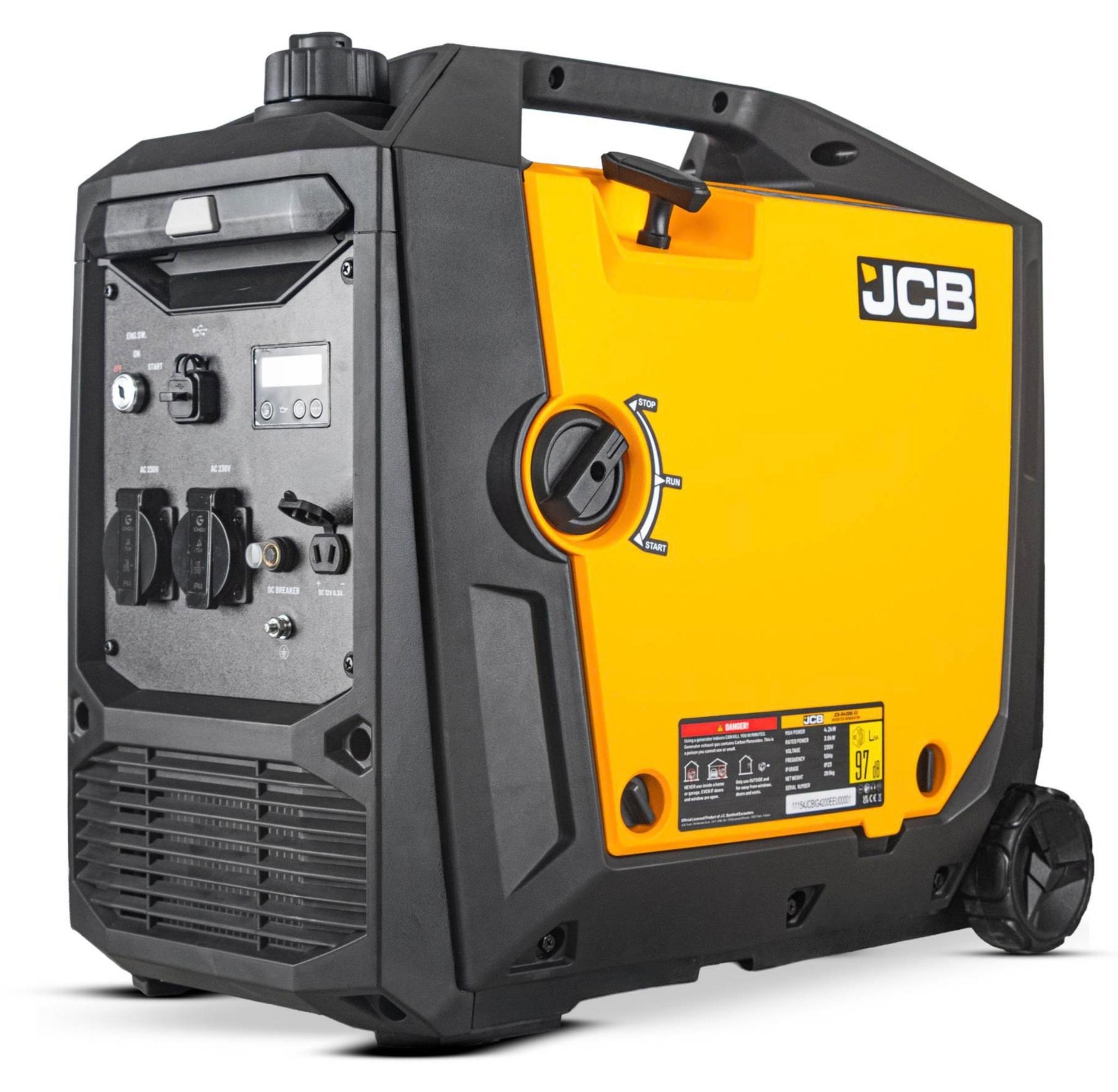 JCB Stromerzeuger IG4200E-EU 4200W 230V Inverter Benzin E-Start