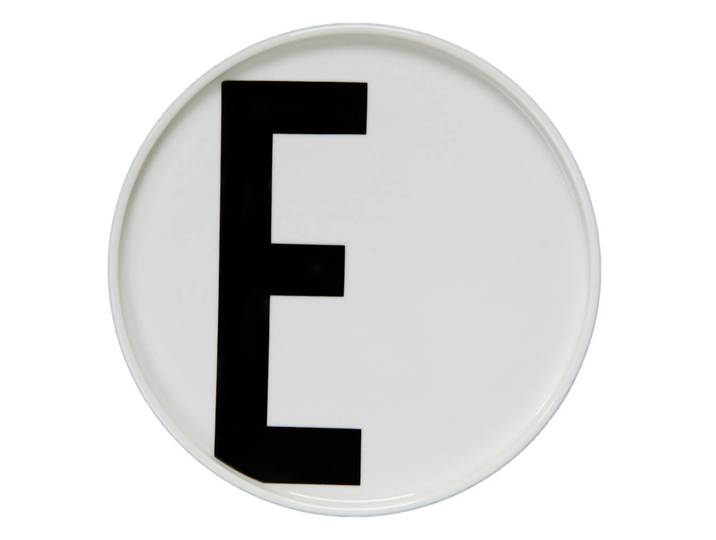 Design Letters Assiette Design Letters E