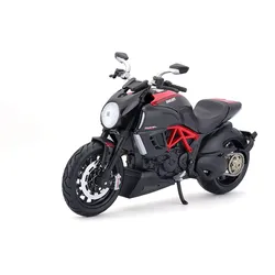 Maisto 5-11023 - Modellmotorrad - Ducati Diavel Carbon (schwarz-rot, Maßstab 1:12)