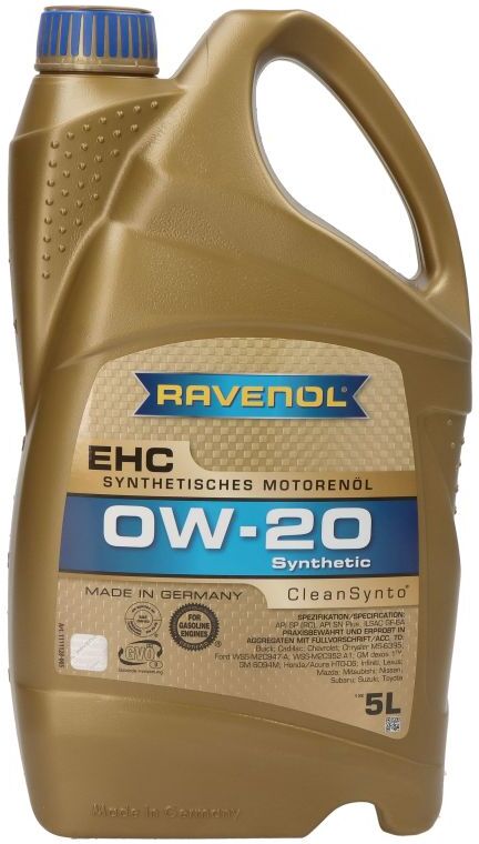 Motoröl RAVENOL 1111128 EHC 0W20 5L