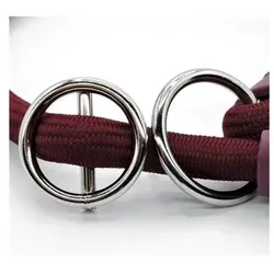 Morso Half Slip Halsband Hond Soft Rope Gerecycled Plum Paars (Hund, Spazieren), Halsband + Leine