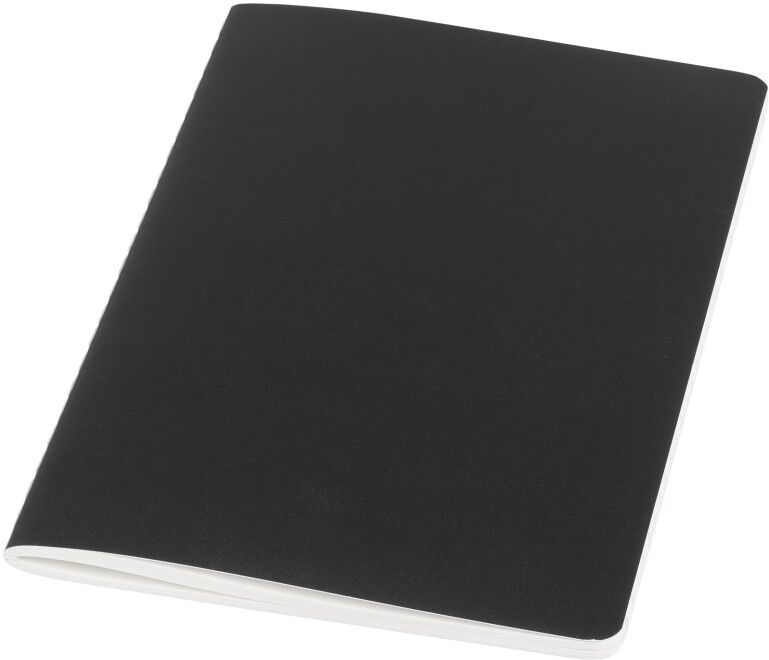 Journal cahier personnalisable en papier de pierre Shale noir