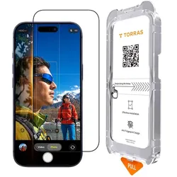 Torras SunView AR Shield (1 Stk., Apple iPhone 17 Pro Max, Apple iPhone 18 Pro Max), Smartphone Schutzfolie, Transparent