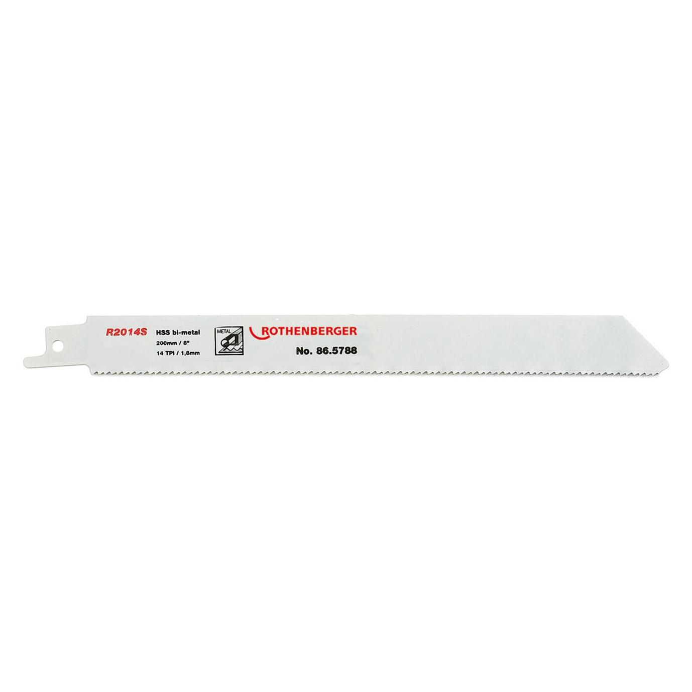 Rothenberger 865788 Universal-Sägeblatt, 200x20x0,9-5er Pack Sägeblatt-Länge 200 (865788)
