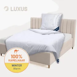 Kamelhaardecke »LUXUS« – 100% Kamelhaar, Größe: 155x220